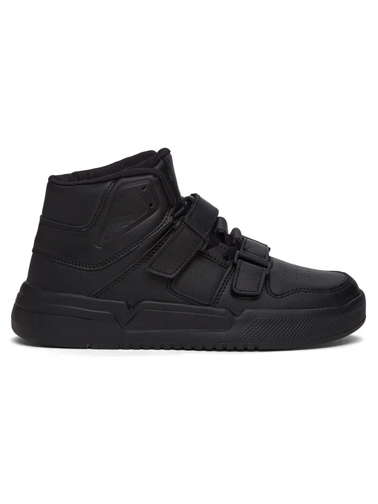 STRAPPED Black Men's Sneakers