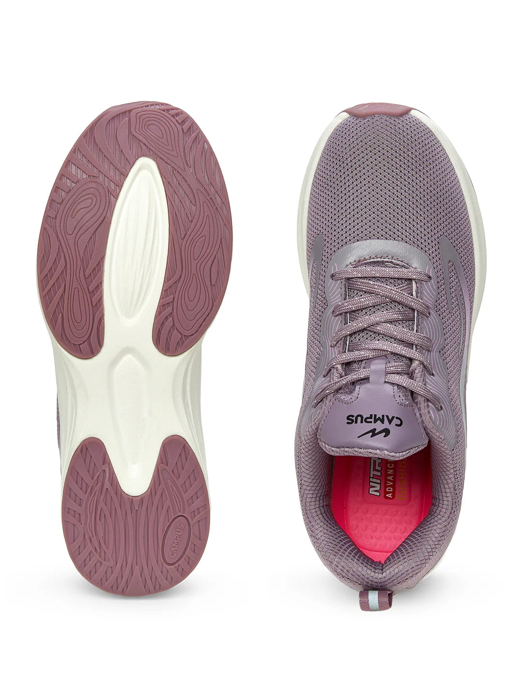 Zapatillas de running SIREN para mujer en color rosa