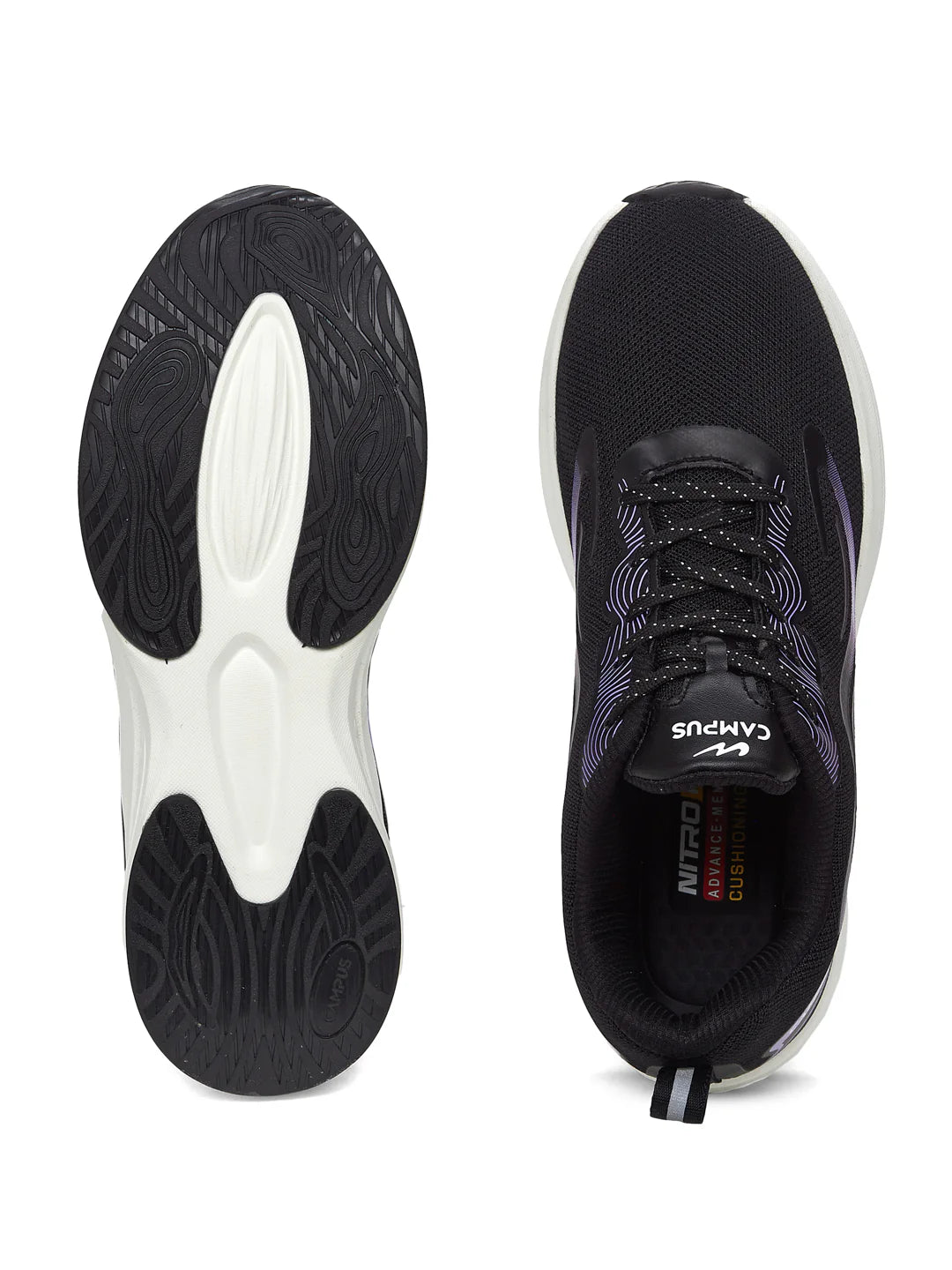 Zapatillas de running SIREN negras para mujer